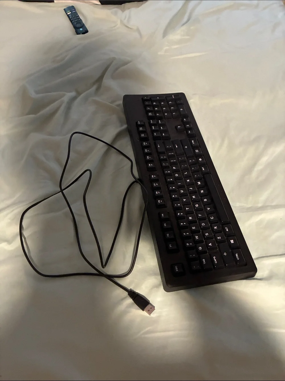 Backlit Black Gaming Keyboard with Blue LED